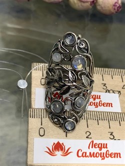 *Кольцо р.18 Адуляр Индия арт. 01R2783MS-411 Вес 9,2 г. - фото 221951 *Кольцо р.18 Адуляр Индия арт. 01R2783MS-411 Вес 9,2 г. - фото 221951