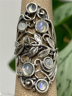 *Кольцо р.18 Адуляр Индия арт. 01R2783MS-411 Вес 9,2 г. - фото 221956 *Кольцо р.18 Адуляр Индия арт. 01R2783MS-411 Вес 9,2 г. - фото 221956