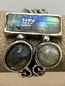 *Кольцо р.18,5 Лабрадор Бразилия арт. 01R2453LB-365 Вес 8,6 г - фото 222042 *Кольцо р.18,5 Лабрадор Бразилия арт. 01R2453LB-365 Вес 8,6 г - фото 222042