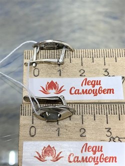 *Серьги Лабрадор Бразилия арт. MVE1629LB-006 Вес 3,81 г - фото 222086