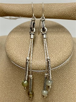 *Серьги Петли Лабрадор Бразилия арт. 01E1986LB-665 Вес 4,56 г - фото 222096 *Серьги Петли Лабрадор Бразилия арт. 01E1986LB-665 Вес 4,56 г - фото 222096