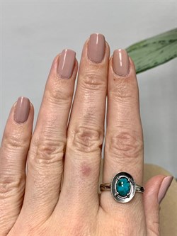 *Кольцо р.18 Бирюза Намибия арт. MVR1570TQ-755 Вес 2,86 г. - фото 222173 *Кольцо р.18 Бирюза Намибия арт. MVR1570TQ-755 Вес 2,86 г. - фото 222173