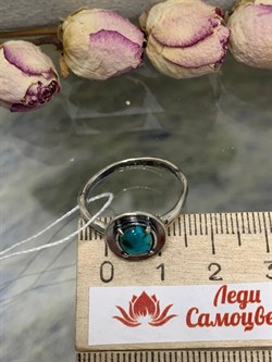 *Кольцо р.18 Бирюза Намибия арт. MVR1570TQ-755 Вес 2,86 г. - фото 222179 *Кольцо р.18 Бирюза Намибия арт. MVR1570TQ-755 Вес 2,86 г. - фото 222179
