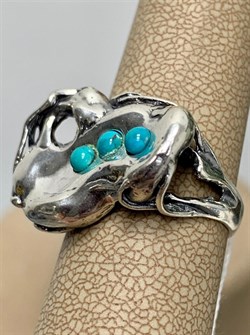 *Кольцо р.18 Бирюза Намибия арт. MVR261TQ-960 (Вес 6,44 г.) - фото 222187 *Кольцо р.18 Бирюза Намибия арт. MVR261TQ-960 (Вес 6,44 г.) - фото 222187