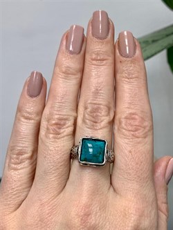 *Кольцо р.17 Бирюза Намибия арт. 01R1088TQ-486 (Вес 6,91 г.) - фото 222202 *Кольцо р.17 Бирюза Намибия арт. 01R1088TQ-486 (Вес 6,91 г.) - фото 222202