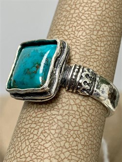 *Кольцо р.17 Бирюза Намибия арт. 01R1088TQ-486 (Вес 6,91 г.) - фото 222206 *Кольцо р.17 Бирюза Намибия арт. 01R1088TQ-486 (Вес 6,91 г.) - фото 222206