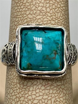 *Кольцо р.17 Бирюза Намибия арт. 01R1088TQ-486 (Вес 6,91 г.) - фото 222207 *Кольцо р.17 Бирюза Намибия арт. 01R1088TQ-486 (Вес 6,91 г.) - фото 222207