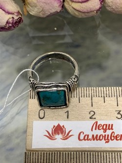 *Кольцо р.17 Бирюза Намибия арт. 01R1088TQ-486 (Вес 6,91 г.) - фото 222209 *Кольцо р.17 Бирюза Намибия арт. 01R1088TQ-486 (Вес 6,91 г.) - фото 222209