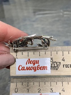 *Брошь-Кулон Микс Марказит Эмаль арт. Р 449-931 вес 11,84 г - фото 222242 *Брошь-Кулон Микс Марказит Эмаль арт. Р 449-931 вес 11,84 г - фото 222242