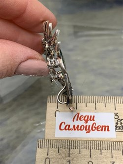 *Брошь-Кулон Микс Марказит Эмаль арт. Р 449-931 вес 11,84 г - фото 222243 *Брошь-Кулон Микс Марказит Эмаль арт. Р 449-931 вес 11,84 г - фото 222243