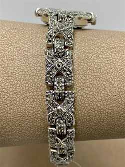 *Часы р.19,5 Марказит арт. HW004-925 вес 40,18 г - фото 222262 *Часы р.19,5 Марказит арт. HW004-925 вес 40,18 г - фото 222262