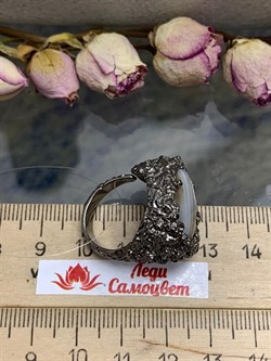 *Кольцо р.18 Агат Ботсвана Арт 1869 Вес 14,32 г - фото 222284 *Кольцо р.18 Агат Ботсвана Арт 1869 Вес 14,32 г - фото 222284