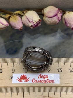 *Кольцо р.18 Агат Ботсвана Арт 1869 Вес 14,32 г - фото 222286 *Кольцо р.18 Агат Ботсвана Арт 1869 Вес 14,32 г - фото 222286