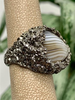 *Кольцо р.18 Агат Ботсвана Арт 1869 Вес 14,32 г - фото 222288 *Кольцо р.18 Агат Ботсвана Арт 1869 Вес 14,32 г - фото 222288