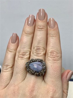 *Кольцо р.18 Агат Арт 1800 вес 11,29 г - фото 222292 *Кольцо р.18 Агат Арт 1800 вес 11,29 г - фото 222292