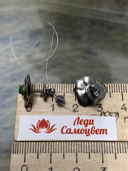 *Пусеты Зеленый Агат Арт 2275 Вес 4,54 г - фото 222306 *Пусеты Зеленый Агат Арт 2275 Вес 4,54 г - фото 222306