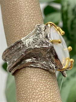 *Кольцо р.18,25 Белый Жемчуг Барокко Арт 1118-440 Вес 18,27 г - фото 222339 *Кольцо р.18,25 Белый Жемчуг Барокко Арт 1118-440 Вес 18,27 г - фото 222339