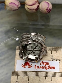 *Кольцо р.18,25 Белый Жемчуг Барокко Арт 1118-440 Вес 18,27 г - фото 222343 *Кольцо р.18,25 Белый Жемчуг Барокко Арт 1118-440 Вес 18,27 г - фото 222343