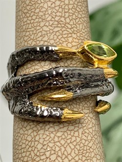 *Кольцо р.17 Хризолит Арт 1169-453 Вес 9,06 г - фото 222390 *Кольцо р.17 Хризолит Арт 1169-453 Вес 9,06 г - фото 222390