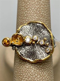 *Кольцо р.17 Цитрин Арт 1796 Вес 8,4 г - фото 222477 *Кольцо р.17 Цитрин Арт 1796 Вес 8,4 г - фото 222477