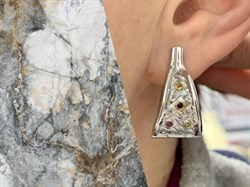 *Серьги Аметист Гранат Хризолит Дымчатый Кварц Арт 2185-831 Вес 13,68 г - фото 222593 *Серьги Аметист Гранат Хризолит Дымчатый Кварц Арт 2185-831 Вес 13,68 г - фото 222593