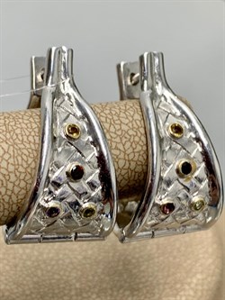 *Серьги Аметист Гранат Хризолит Дымчатый Кварц Арт 2185-831 Вес 13,68 г - фото 222596 *Серьги Аметист Гранат Хризолит Дымчатый Кварц Арт 2185-831 Вес 13,68 г - фото 222596