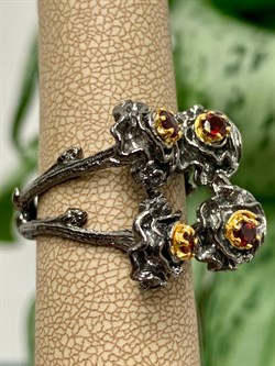 *Кольцо р.18,5 Гранат Мозамбик Арт 1890-599 Вес 9,96 г - фото 222629 *Кольцо р.18,5 Гранат Мозамбик Арт 1890-599 Вес 9,96 г - фото 222629