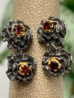 *Кольцо р.18,5 Гранат Мозамбик Арт 1890-599 Вес 9,96 г - фото 222631 *Кольцо р.18,5 Гранат Мозамбик Арт 1890-599 Вес 9,96 г - фото 222631