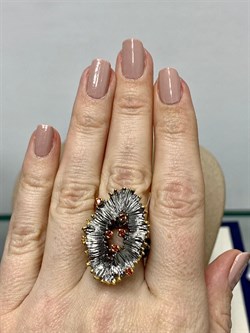 *Кольцо р.17 Гранат Арт 1868-гранат Вес 10,16 г - фото 222675 *Кольцо р.17 Гранат Арт 1868-гранат Вес 10,16 г - фото 222675