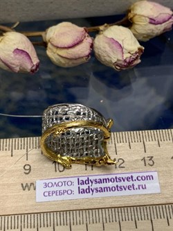 *Кольцо р.18 Хризолит Арт 1645 Вес 4,87 г - фото 222701