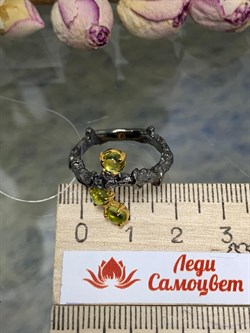 *Кольцо р.17 Хризолит АРТ 12151 Вес 4,09 г - фото 222706 *Кольцо р.17 Хризолит АРТ 12151 Вес 4,09 г - фото 222706