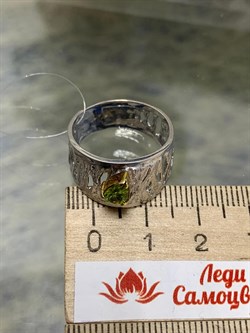 *Кольцо р.17,5 Хризолит Арт 1642-977 Вес 4,93 г - фото 222735 *Кольцо р.17,5 Хризолит Арт 1642-977 Вес 4,93 г - фото 222735