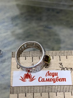 *Кольцо р.17,5 Хризолит Арт 1642-977 Вес 4,93 г - фото 222736 *Кольцо р.17,5 Хризолит Арт 1642-977 Вес 4,93 г - фото 222736