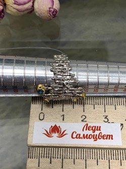 *Кольцо р.18 Голубой Топаз Арт 12095 Вес 4,93 г - фото 222786 *Кольцо р.18 Голубой Топаз Арт 12095 Вес 4,93 г - фото 222786