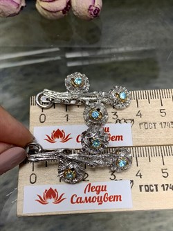 *Серьги Голубой Топаз Арт 2325 Вес 13,45 г - фото 222811 *Серьги Голубой Топаз Арт 2325 Вес 13,45 г - фото 222811