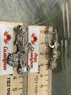 *Серьги Голубой Топаз Арт 2325 Вес 13,45 г - фото 222812 *Серьги Голубой Топаз Арт 2325 Вес 13,45 г - фото 222812