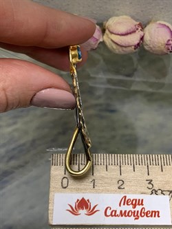 *Подвеска Голубой Топаз Арт 3127-939 Вес 8,98 г - фото 222828 *Подвеска Голубой Топаз Арт 3127-939 Вес 8,98 г - фото 222828