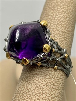 *Кольцо р.17,5 Аметист Урал Арт 12141 Вес 10,4 г - фото 222919 *Кольцо р.17,5 Аметист Урал Арт 12141 Вес 10,4 г - фото 222919