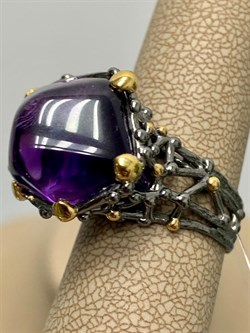 *Кольцо р.17,5 Аметист Урал Арт 12141 Вес 10,4 г - фото 222921 *Кольцо р.17,5 Аметист Урал Арт 12141 Вес 10,4 г - фото 222921