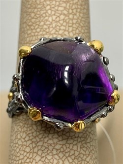 *Кольцо р.17,5 Аметист Урал Арт 12141 Вес 10,4 г - фото 222922 *Кольцо р.17,5 Аметист Урал Арт 12141 Вес 10,4 г - фото 222922