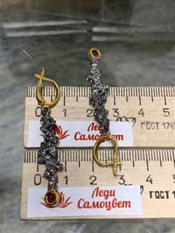 *Серьги Аметист Урал Арт 2141-741 Вес 6,52 г - фото 222938 *Серьги Аметист Урал Арт 2141-741 Вес 6,52 г - фото 222938