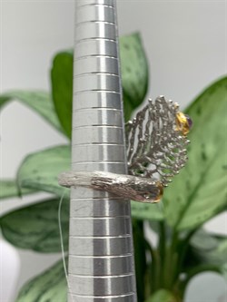 *Кольцо р.17 Аметист Арт 1411-аметист Вес 9,68 г - фото 222945