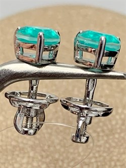 *Пусеты Сердце Мятный Кварц арт. С-3932рс4135-670 (Вес 1,73 г) - фото 222957 *Пусеты Сердце Мятный Кварц арт. С-3932рс4135-670 (Вес 1,73 г) - фото 222957