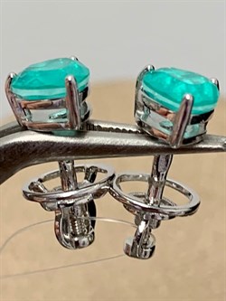 *Пусеты Сердце Мятный Кварц арт. С-3932рс4135-670 (Вес 1,73 г) - фото 222960 *Пусеты Сердце Мятный Кварц арт. С-3932рс4135-670 (Вес 1,73 г) - фото 222960