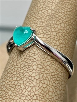 *Кольцо р.18,5 Сердце Мятный Кварц арт. К-3932рс4135-494 Вес 1,97 г - фото 222978 *Кольцо р.18,5 Сердце Мятный Кварц арт. К-3932рс4135-494 Вес 1,97 г - фото 222978