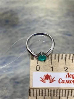 *Кольцо р.18,5 Сердце Мятный Кварц арт. К-3932рс4135-494 Вес 1,97 г - фото 222983 *Кольцо р.18,5 Сердце Мятный Кварц арт. К-3932рс4135-494 Вес 1,97 г - фото 222983