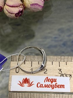 *Кольцо р.18 Белый Фианит арт. 1-071-331 (Вес около 2,73 г) - фото 223507 *Кольцо р.18 Белый Фианит арт. 1-071-331 (Вес около 2,73 г) - фото 223507