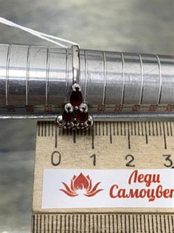 *Кольцо р.18,5 пл Кварц Гранат арт. 1-1092р-104-553 Вес 1,81 г - фото 223514 *Кольцо р.18,5 пл Кварц Гранат арт. 1-1092р-104-553 Вес 1,81 г - фото 223514