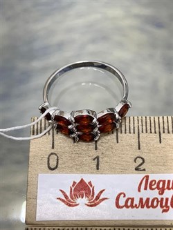 *Кольцо р.18,5 пл Кварц Гранат арт. 1-1092р-104-553 Вес 1,81 г - фото 223516 *Кольцо р.18,5 пл Кварц Гранат арт. 1-1092р-104-553 Вес 1,81 г - фото 223516