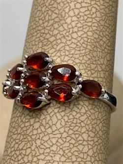 *Кольцо р.18,5 пл Кварц Гранат арт. 1-1092р-104-553 Вес 1,81 г - фото 223519 *Кольцо р.18,5 пл Кварц Гранат арт. 1-1092р-104-553 Вес 1,81 г - фото 223519